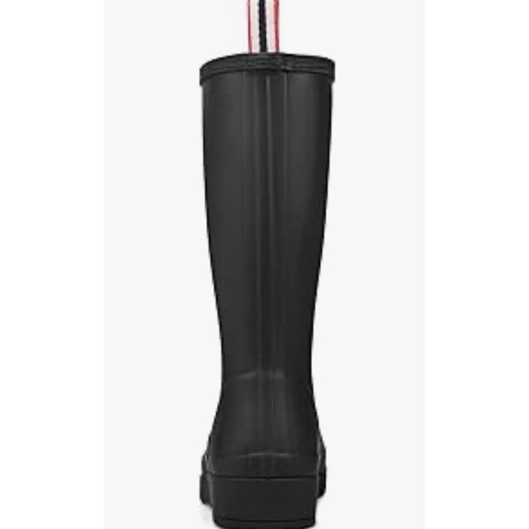 NEW - Hunter Women's Play Tall Boot Black SZ 9 ($125) - Picture 2 of 6